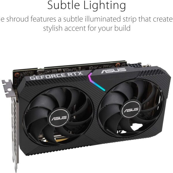 Second image of ASUS Dual GeForce RTX 3050 6GB GDDR6 Graphics Card – Dual Fan