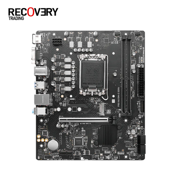 MSI H610M-E DDR4 Micro-ATX Motherboard – Intel 12th & 13th Gen Support