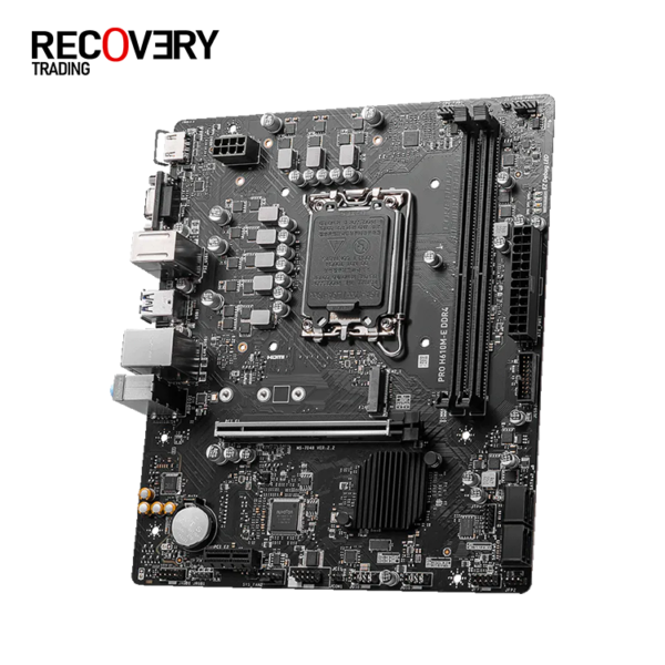 Second image of MSI H610M-E DDR4 Micro-ATX Motherboard – Intel 12th & 13th Gen Support