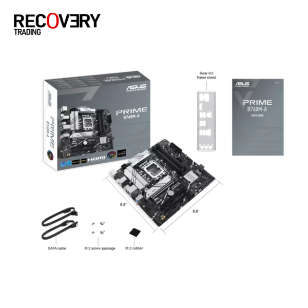 Second image of ASUS PRIME B760M-A CSM D4 – Intel 12th/13th Gen Micro-ATX