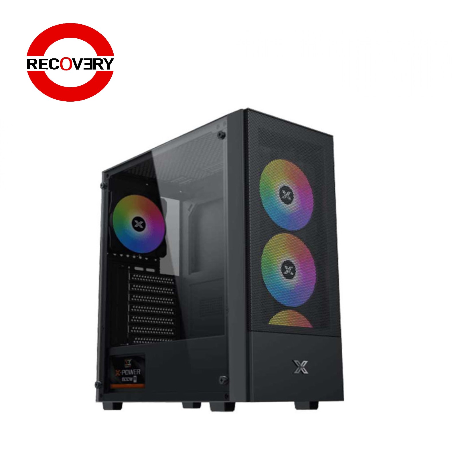 HERO II Case + 750W 80+ PSU – Sleek & Powerful Gaming Case
