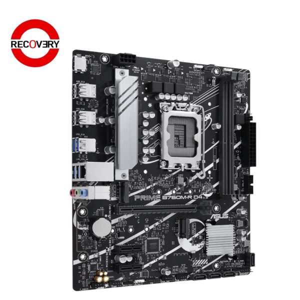 Second image of ASUS PRIME B760M-R D4 – Intel 12th/13th Gen Micro-ATX Motherboard