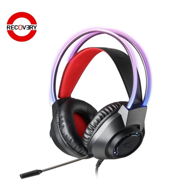 Redragon H231 RGB Gaming Headset | 3.5mm + USB Connection | Black