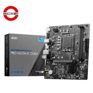 MSI H610M-E DDR4 Micro-ATX Motherboard – Intel 12th & 13th Gen Support