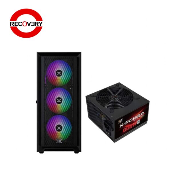Second image of SKY II Gaming Case with 600W 80+ Power Supply – High Airflow