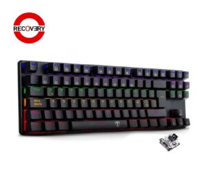 T-DAGGER Bora T-TGK313 Black Switch Rainbow LED Mechanical Gaming Keyboard