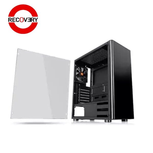 Thermaltake V200 RGB Mid Tower Case with 600W PSU – Tempered Glass Panel