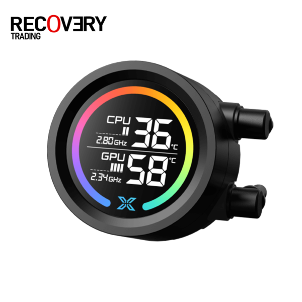 Second image of Xigmatek LK 360 Digital ARGB AIO Liquid Cooler – LCD Display & High Performance