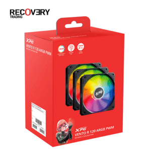 XPG VENTO R ARGB Case Fan 120mm — 3x pack