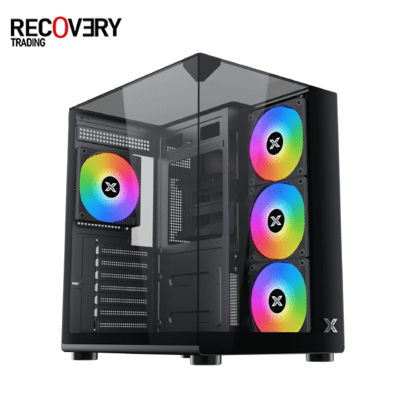 Xigmatek Aqua Compact 4 Fan ARGB PWM Mid Tower Case