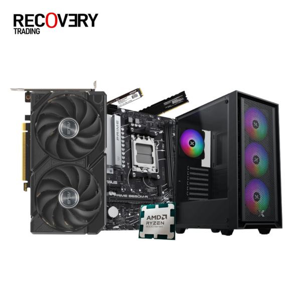 RYZEN 7 8700F - ASUS B650M - 16G RAM - 256G SSD - ASUS DUAL RX 9060 XT 16G - XIGMATEK SKY II