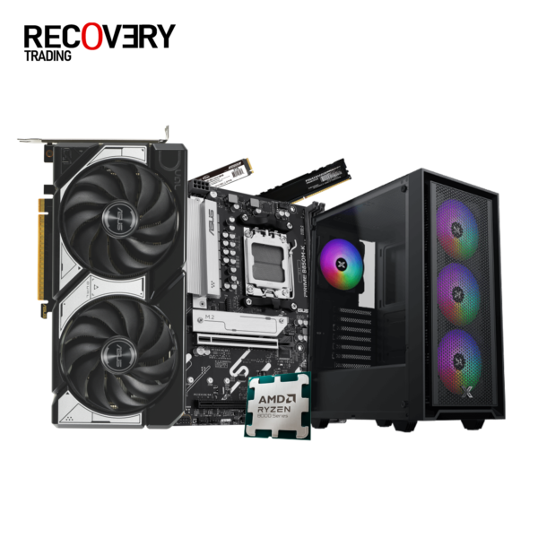 RYZEN 5 7600 - ASUS B850M - 16G RAM - 256G SSD - ASUS DUAL RTX 5060 8G - XIGMATEK SKY II