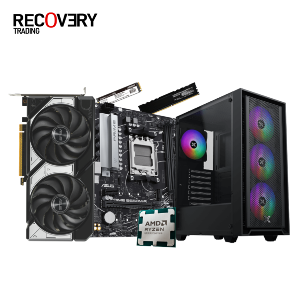 RYZEN 5 7500F - ASUS B650M R - 16G RAM - 256G SSD - ASUS DUAL RTX 5060TI 8G - XIGMATEK SKY II