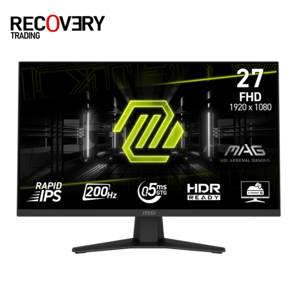 MSI MAG 274F 27" FHD Rapid IPS Gaming Monitor – 200Hz, 0.5ms, Adaptive-Sync, HDR Ready