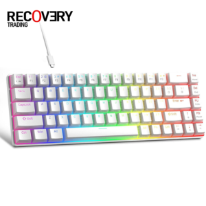 MageGee MK-Box White pudding Wired Mechanical Keyboard