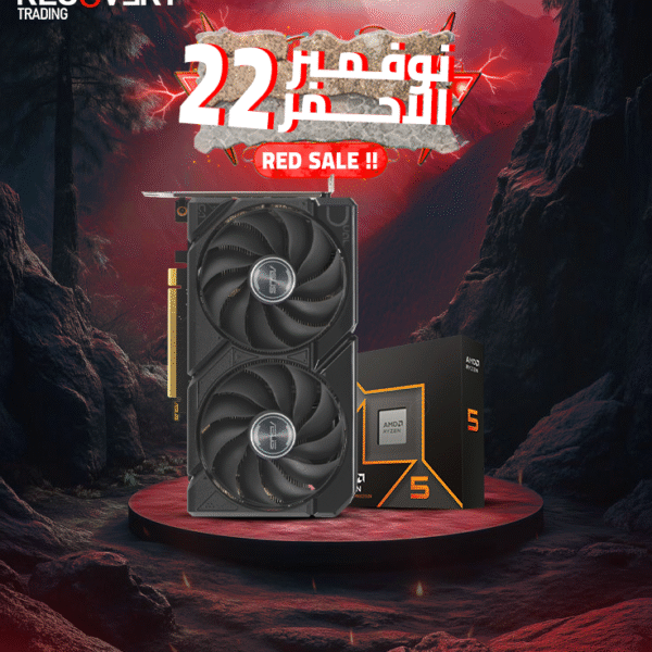 AMD Ryzen 5 9600X Tray + ASUS Dual RTX 9060 XT 16GB – Ultimate Next-Gen Gaming Bundle