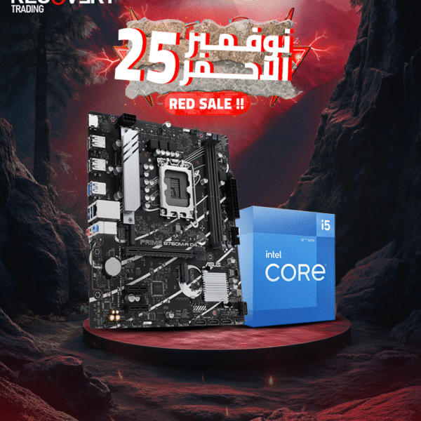 Intel Core i5-12400F + ASUS Prime B760M-R – Reliable & Efficient Performance Bundle
