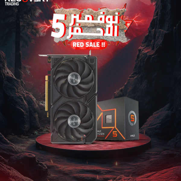 AMD Ryzen 5 7500F Tray + ASUS Dual RX 9060 XT 16GB Gaming Bundle