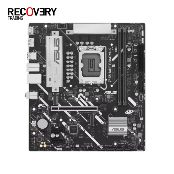 ASUS Prime B860M-K Motherboard Socket Intel LGA 1851 (Intel B860, mATX, DDR5 Memory, PCIe 5.0, 1x PCIe 4.0 M.2, Aura Sync)