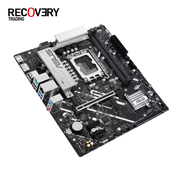 Second image of ASUS Prime B860M-K Motherboard Socket Intel LGA 1851 (Intel B860, mATX, DDR5 Memory, PCIe 5.0, 1x PCIe 4.0 M.2, Aura Sync)