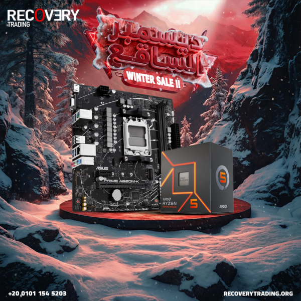 ASUS PRIME A620M-K Motherboard + AMD Ryzen 5 7600 (Tray) Combo