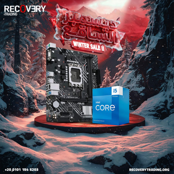 ASUS PRIME H610M-F Motherboard + Intel Core i5-14400F Tray Processor Bundle – Winter Sale