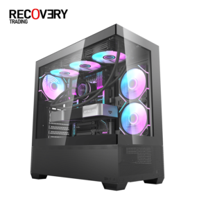 DarkFlash DS900 Black Gaming Case + 750W 80+ Bronze Power Supply
