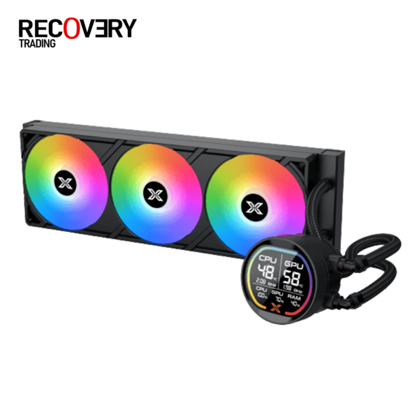 Second image of Xigmatek LK Pro 360 Digital AIO CPU Liquid Cooler – 2.7″ LCD & ARGB