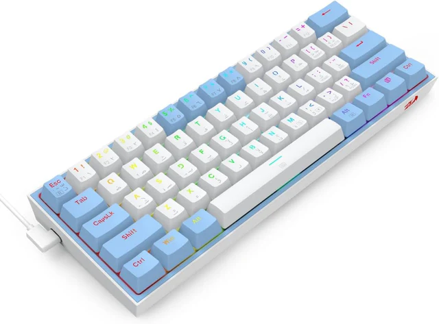Second image of Redragon K617WB RGB Mechanical Gaming Keyboard | 60% Layout