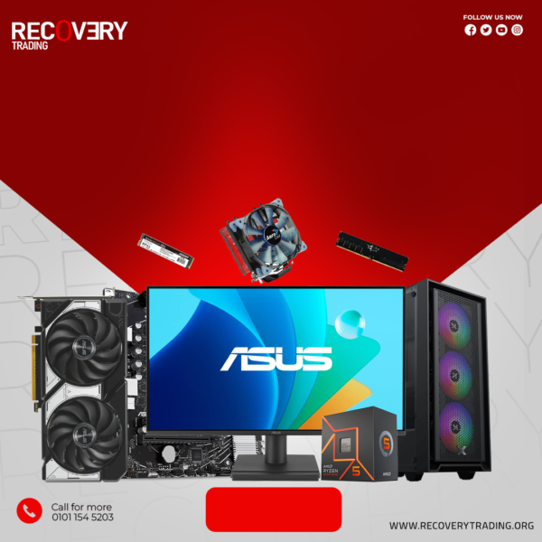 RYZEN 5 8400F - ASUS A620M - 8G RAM - 256G NVME - ASUS DUAL RTX 5060G - XIGMATEK SKY II - ASUS 24” GAMING MONITOR 120Hz
