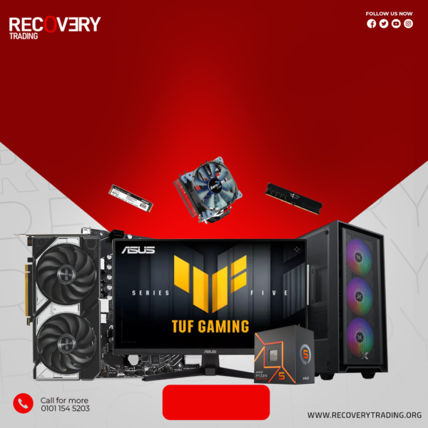 Ryzen 5 8400F Pro Gaming PC Bundle | RTX 5060 | ASUS TUF 24” 240Hz
