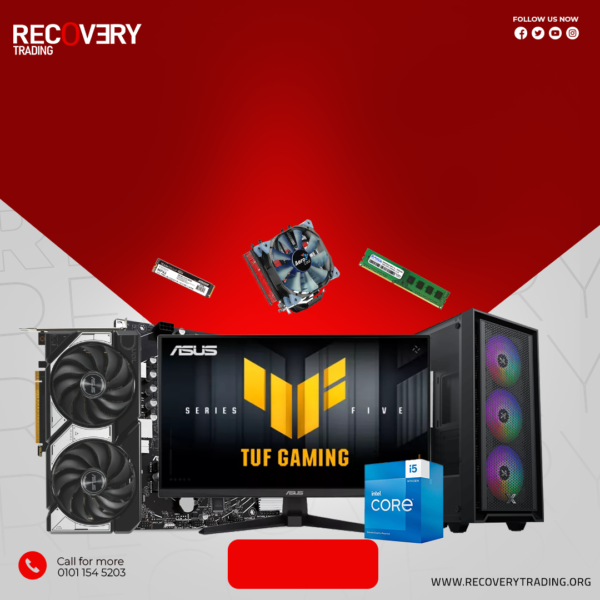 Intel Core i5-14400F Full Gaming PC Bundle | RTX 5060 | ASUS TUF 24” 240Hz