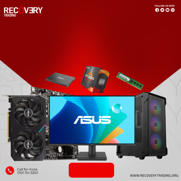 Ryzen 5 4500 Gaming PC Bundle | ASUS RTX 3050 8GB | ASUS 24” 120Hz IPS