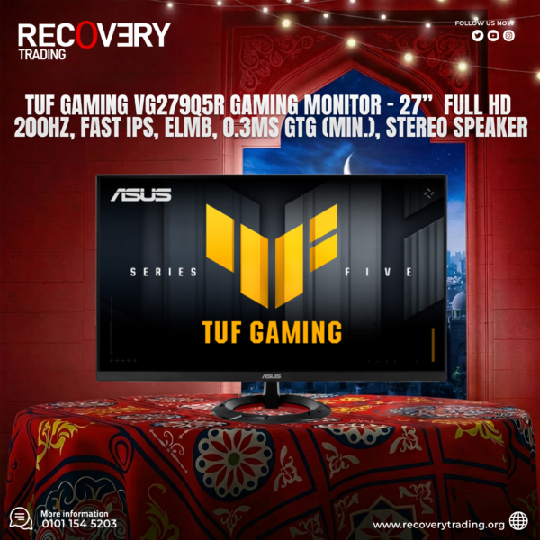 ASUS TUF Gaming VG279Q5R 27” Full HD 200Hz Fast IPS Gaming Monitor