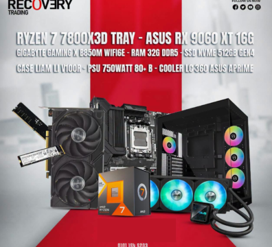 Ryzen 7 7800X3D + ASUS RX 9060 XT 16GB Gaming PC