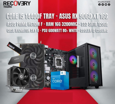 Intel Core i5-14400F + ASUS RX 9060 XT 16GB Gaming PC