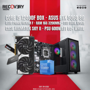 Intel Core i5-12400F + ASUS RTX 5060 8GB Gaming PC