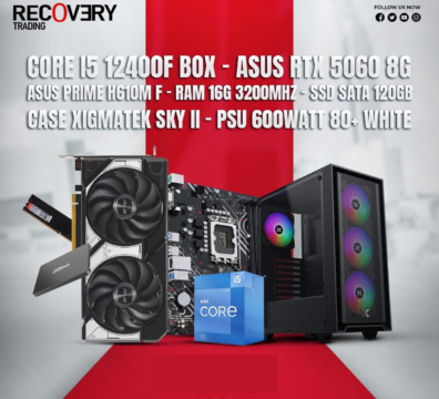 Intel Core i5-12400F + ASUS RTX 5060 8GB Gaming PC