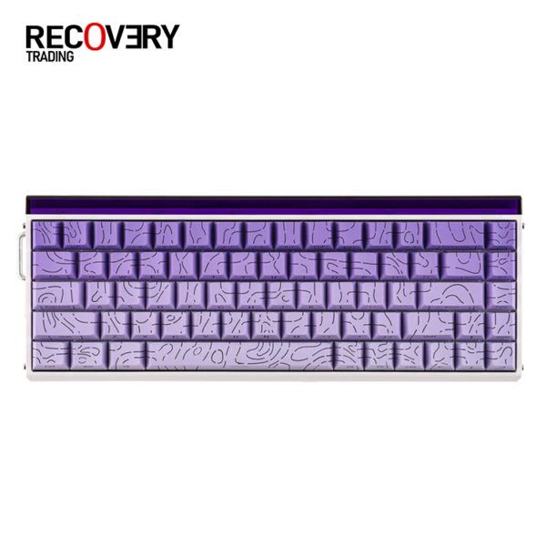 AULA Hero 68 HE Purple & White Gradient Wired Magnetic Keyboard