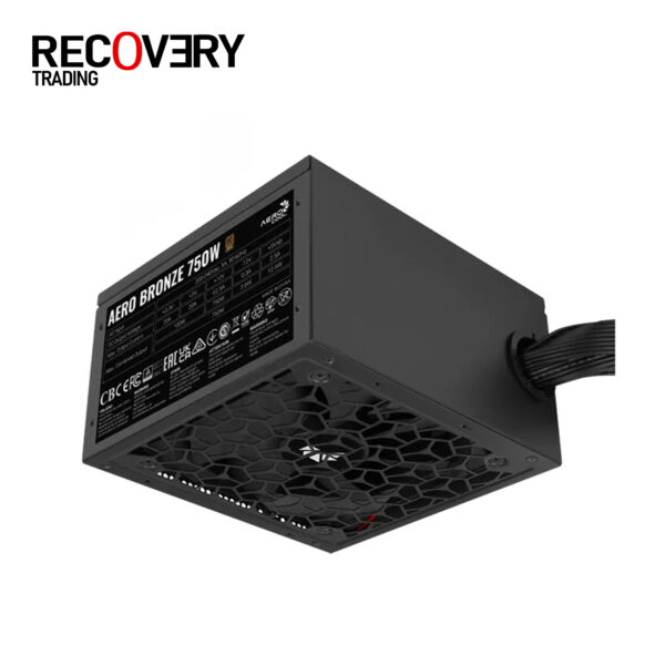 AeroCool AERO BRONZE 2026 750W 80 PLUS Bronze Non-Modular Power Supply