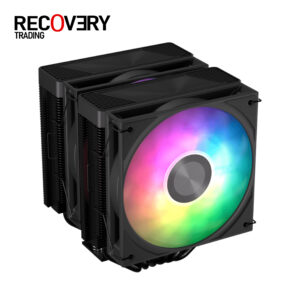 AeroCool Icicle AL60C Dual-Tower ARGB CPU Cooler – Black