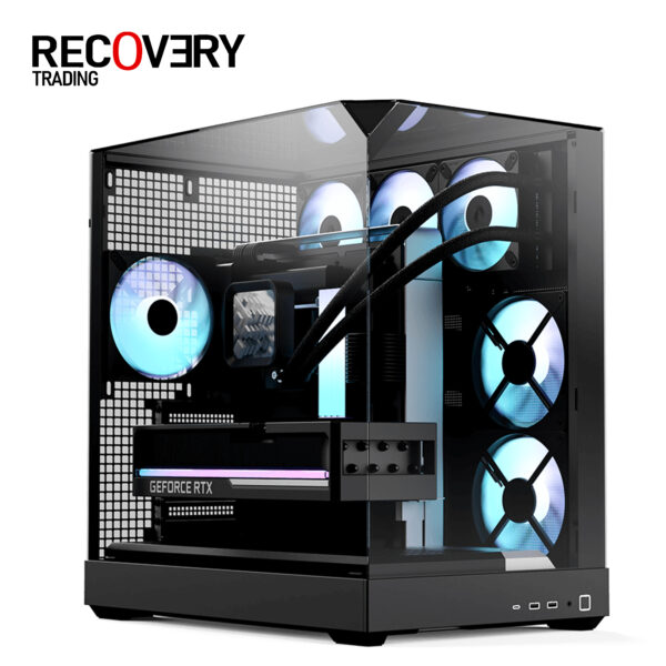 APNX V2 Black Mid-Tower Gaming Case