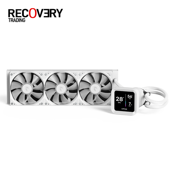 Second image of APNX LC1-D 360 High-Performance LCD 360mm Liquid CPU Cooler – White