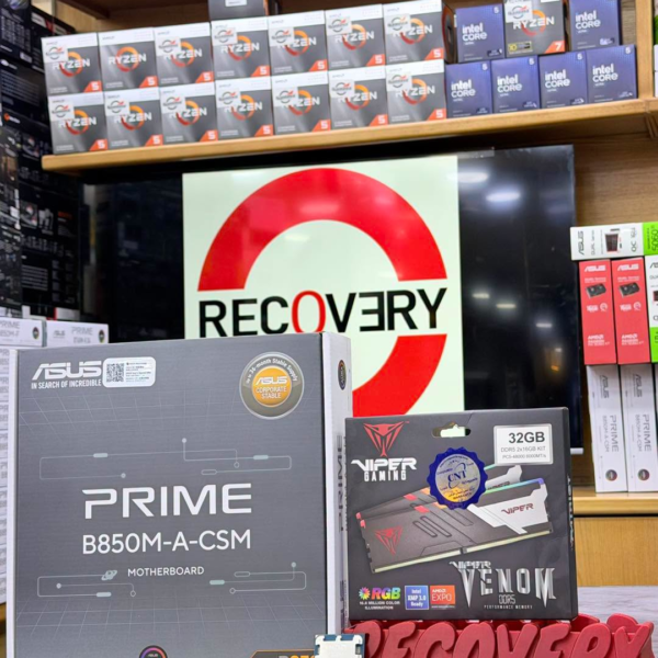 AMD Ryzen 5 7600X + ASUS Prime B850M-A CSM + Viper 32GB DDR5 6000MHz RGB