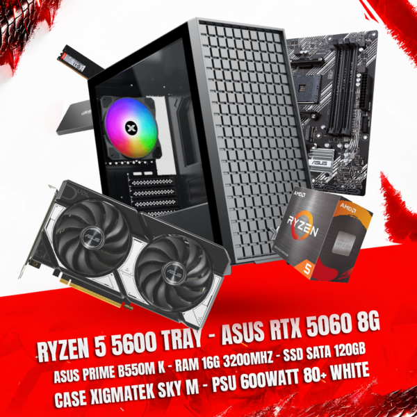Ryzen 5 5600 & ASUS RTX 5060 8GB Gaming PC