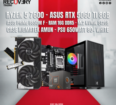 Ryzen 5 7600 + ASUS RTX 5060 Ti 8GB Gaming PC