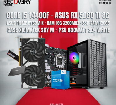 Intel Core i5-14400F + ASUS RTX 5060 Ti 8GB Gaming PC