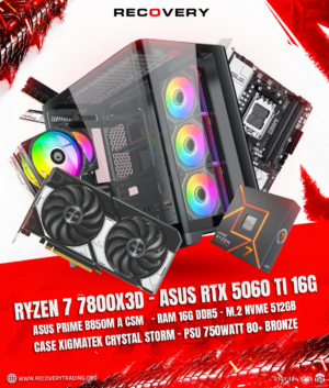Ryzen 7 7800X3D + ASUS RTX 5060 Ti 16GB Gaming PC