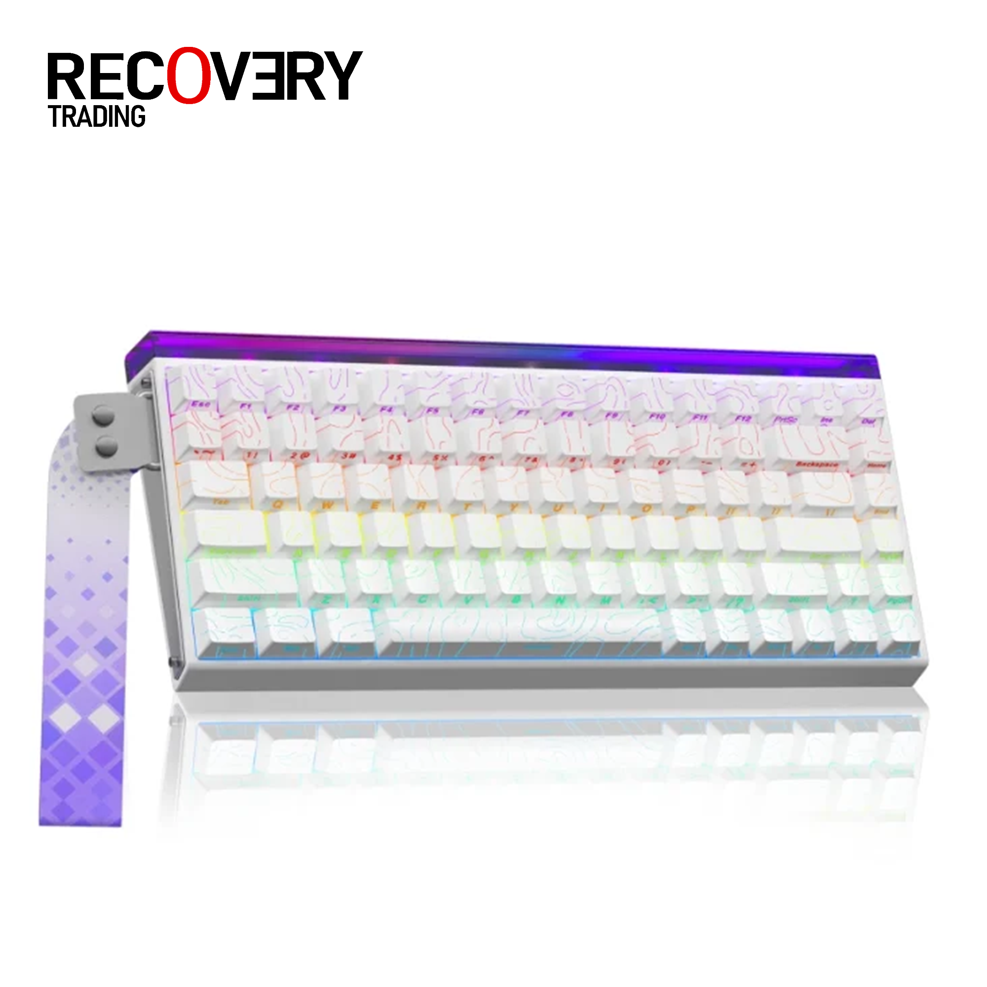 AULA HERO 84 HE Wired Magnetic Gaming Keyboard – White Contour